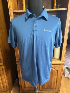 Columbia Men's Slate Blue Performance Polo